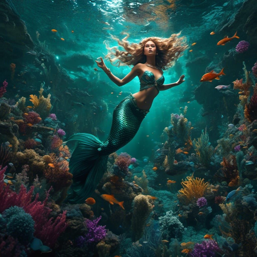 Mermaid   by @Lumito