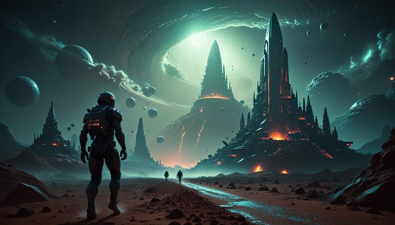 The Martian Cityscape