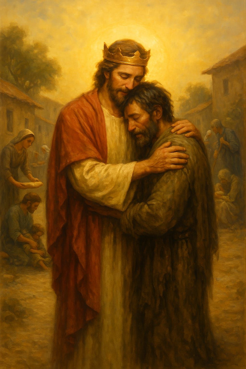 The King will reply, ‘Truly I tell you, whatever you did for one of the least of these brothers and sisters ...  by @whitneyy lutz