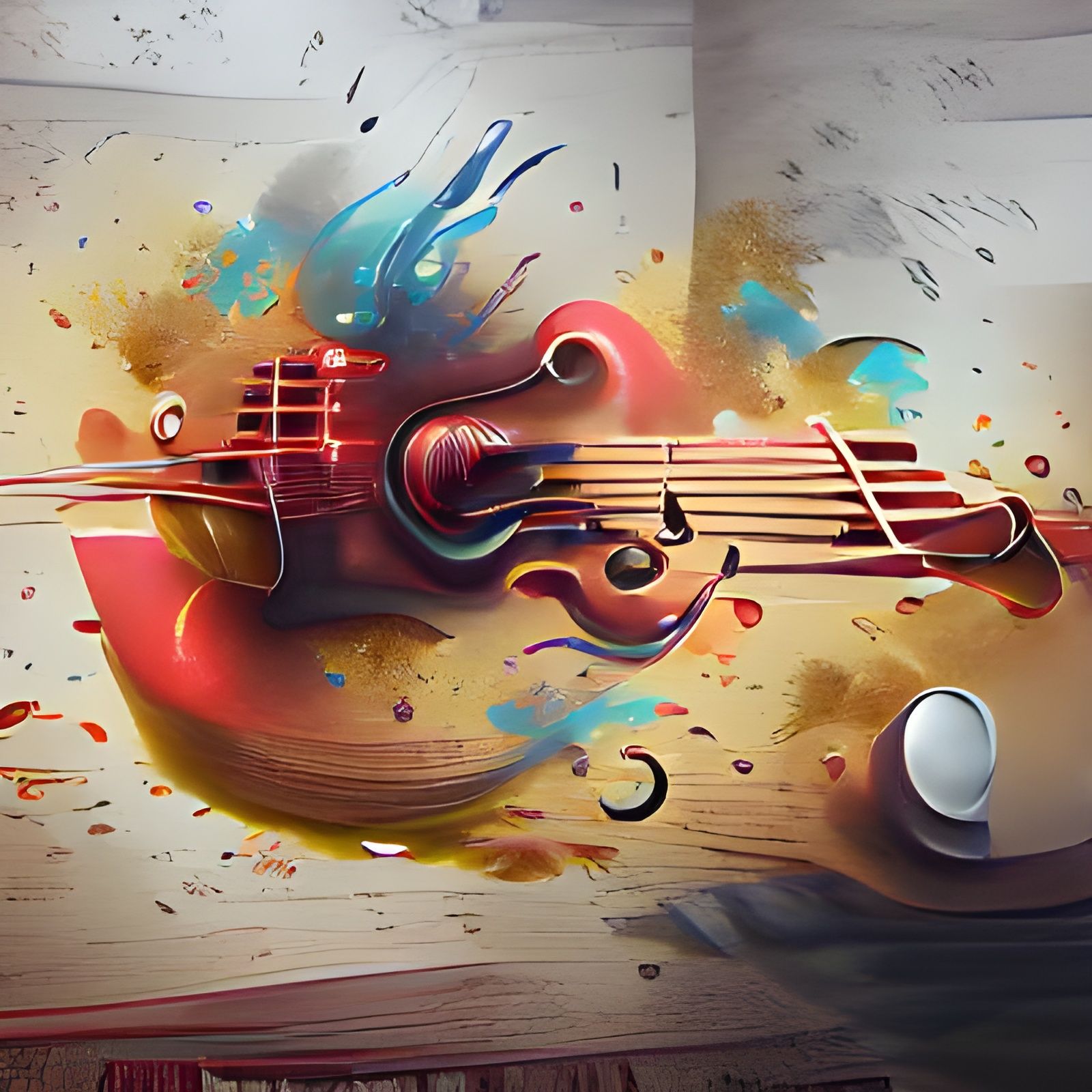 Music detailed painting Behance HD