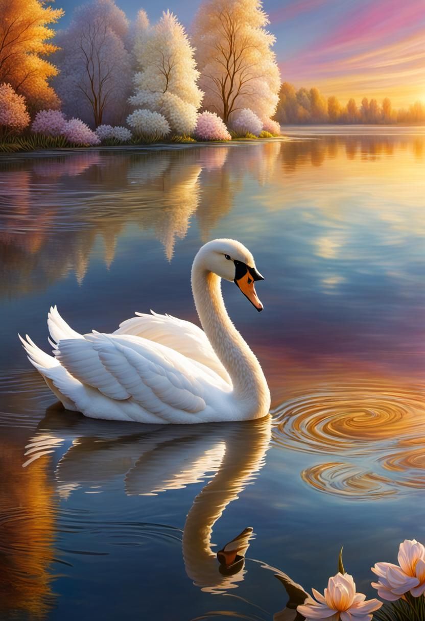 Swan! - AI Generated Artwork - NightCafe Creator