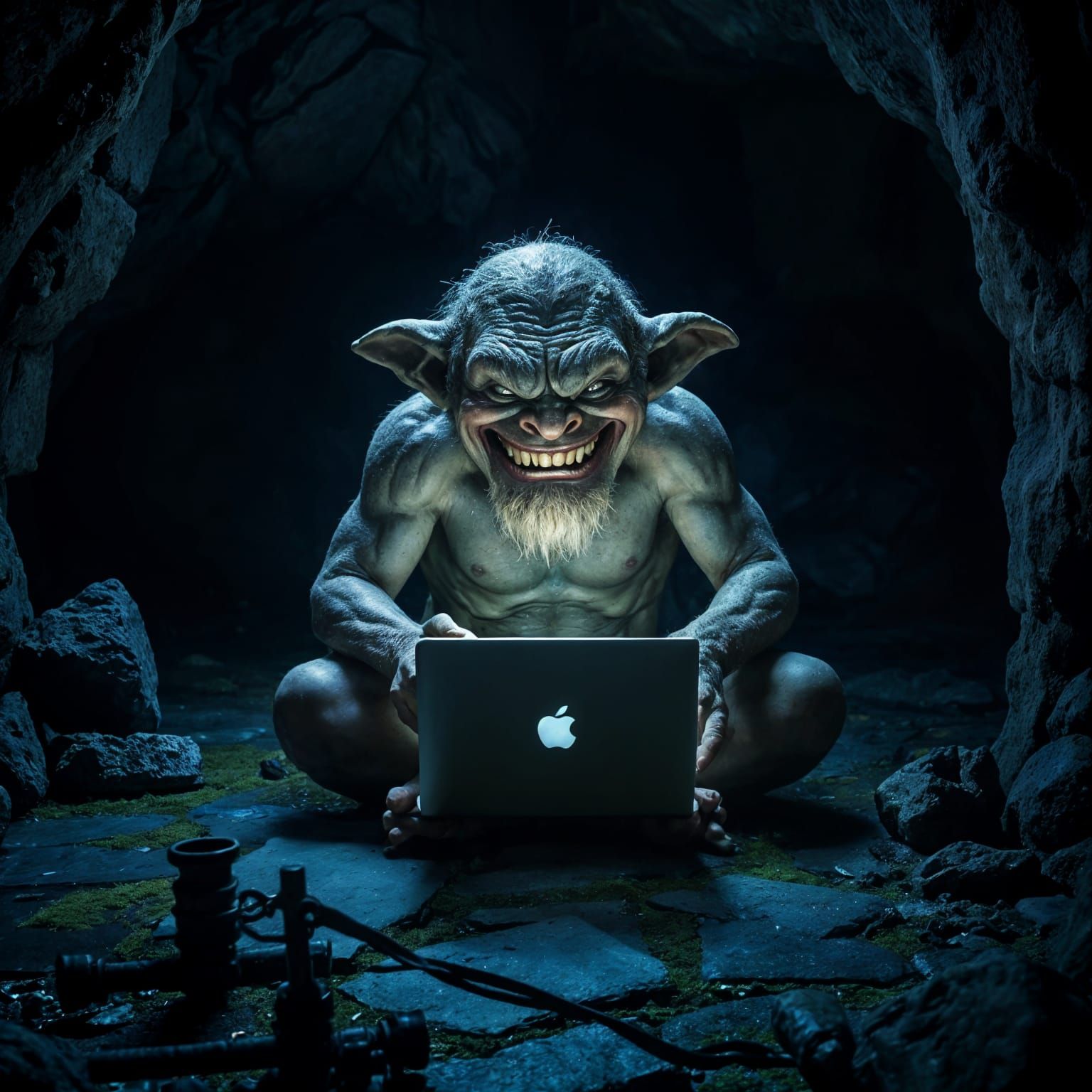 Internet Troll  by @Foul Rabbit