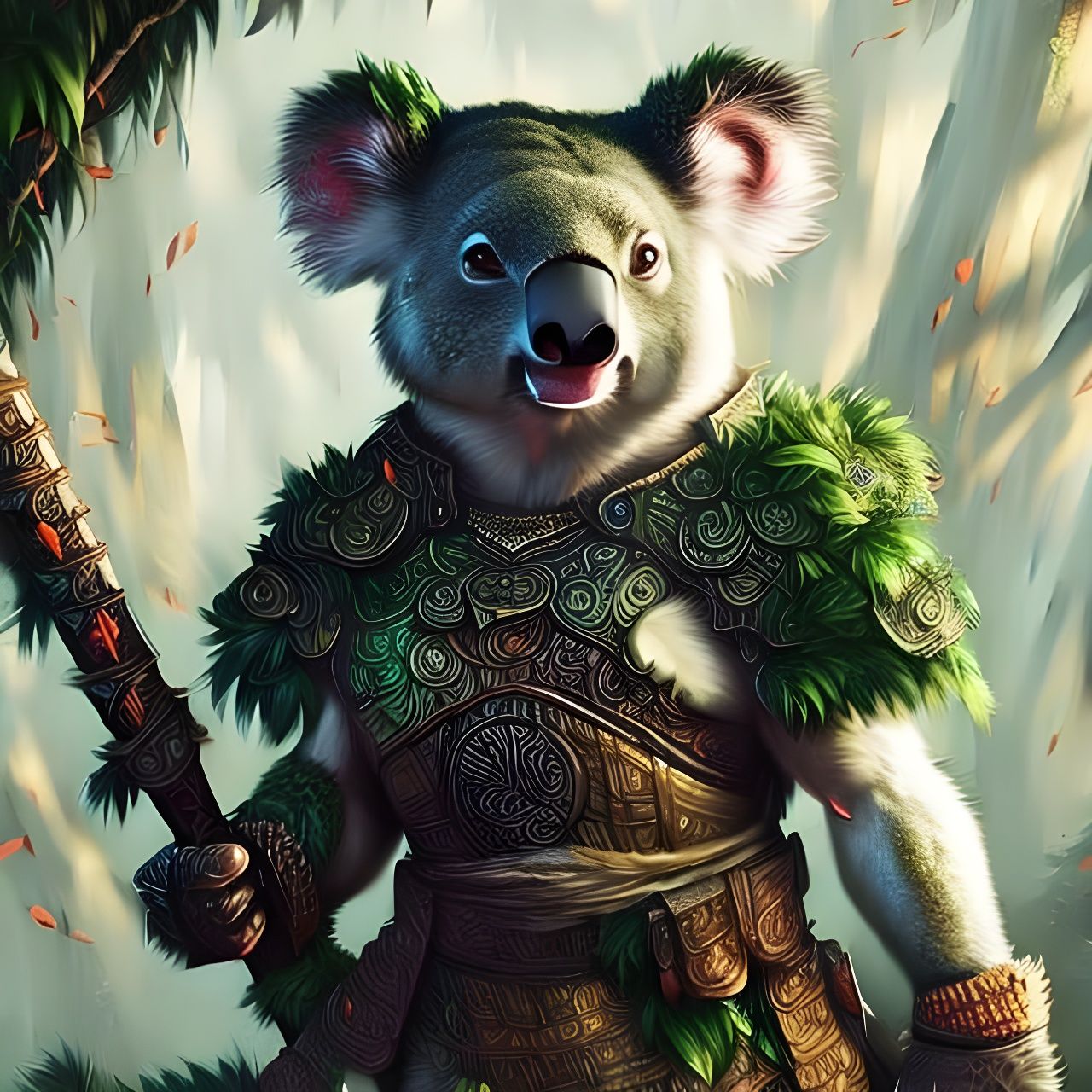 Koala warrior  by @Frank F