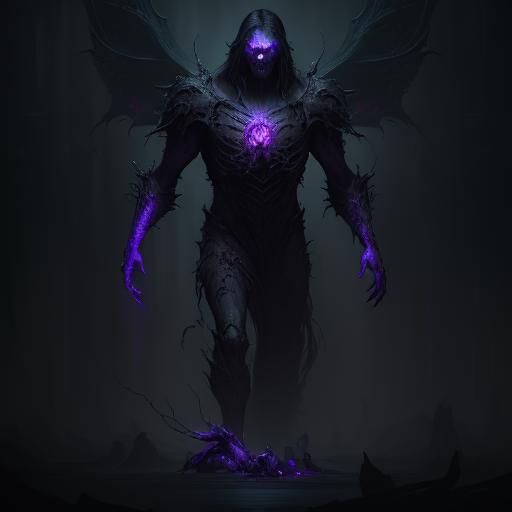 A man rises from the dead in the glow of energy