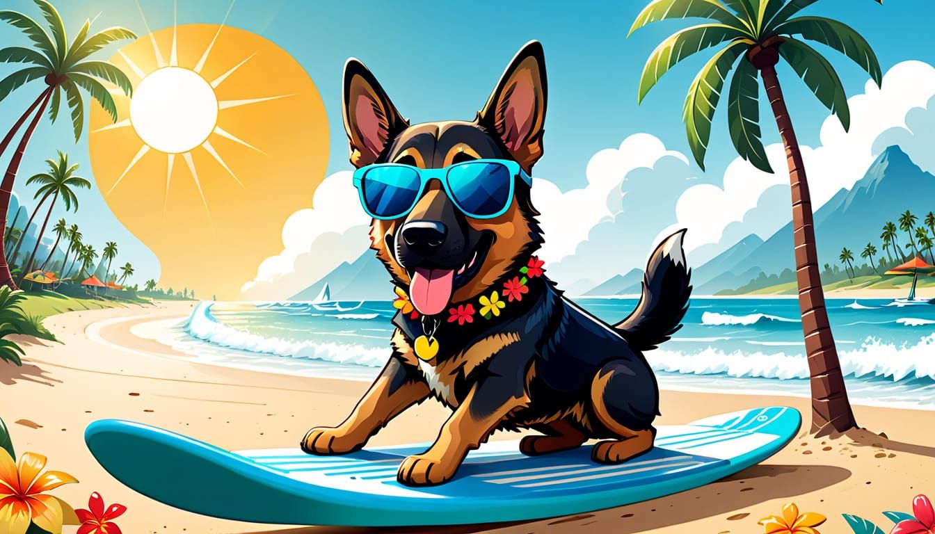 Hang Ten, Dude!  by @Don Barbee