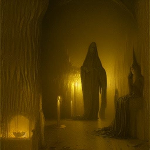 The witching hour horror Gustave Doré Greg Rutkowski