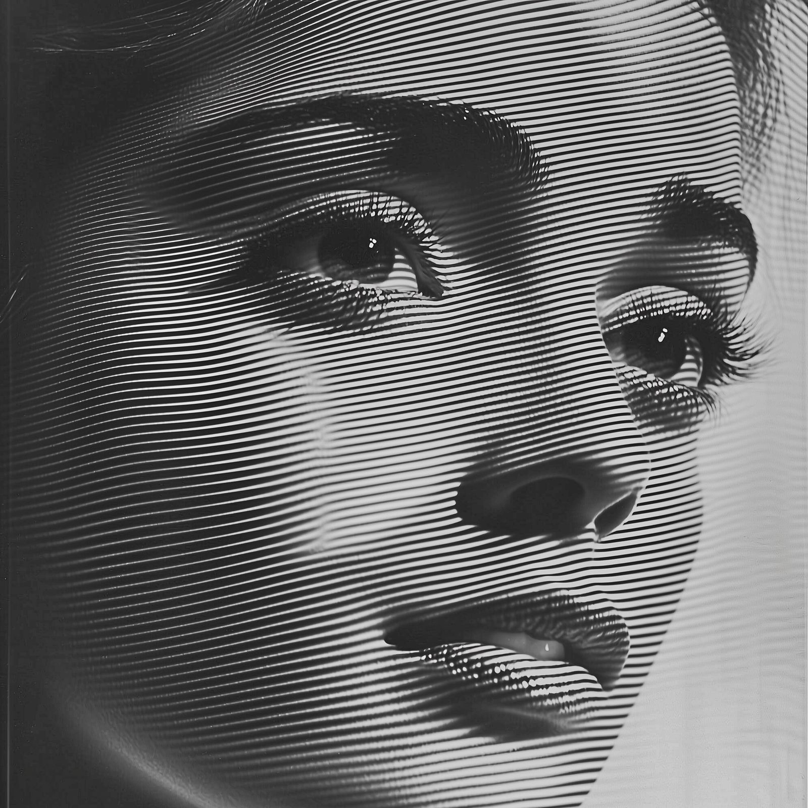 Moiré Pattern Portrait