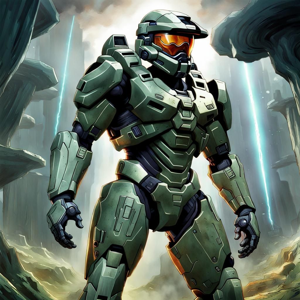 Masterchief - AI Generated Artwork - NightCafe Creator