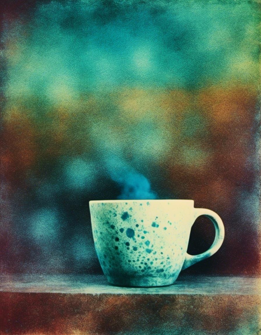 Steaming-hot coffee.