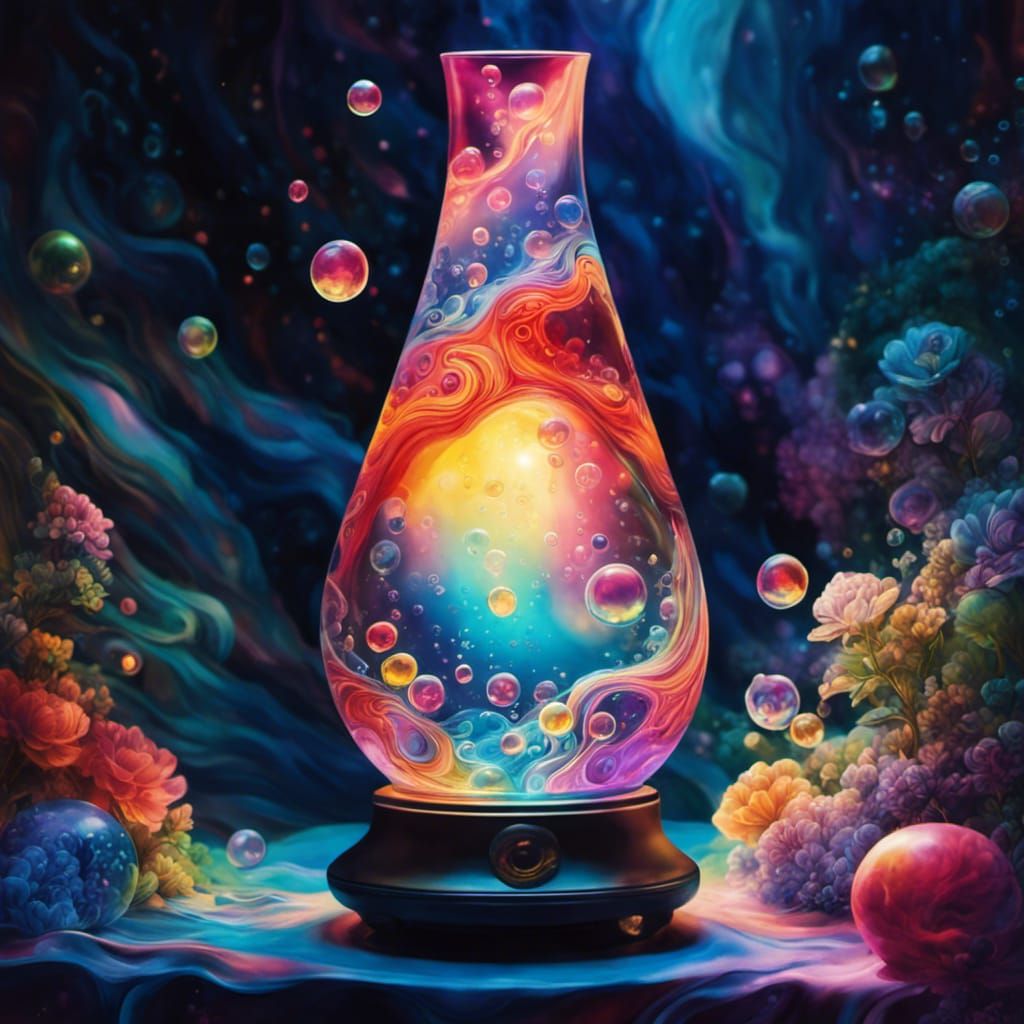 Groovy lava lamp AI Generated Artwork NightCafe Creator