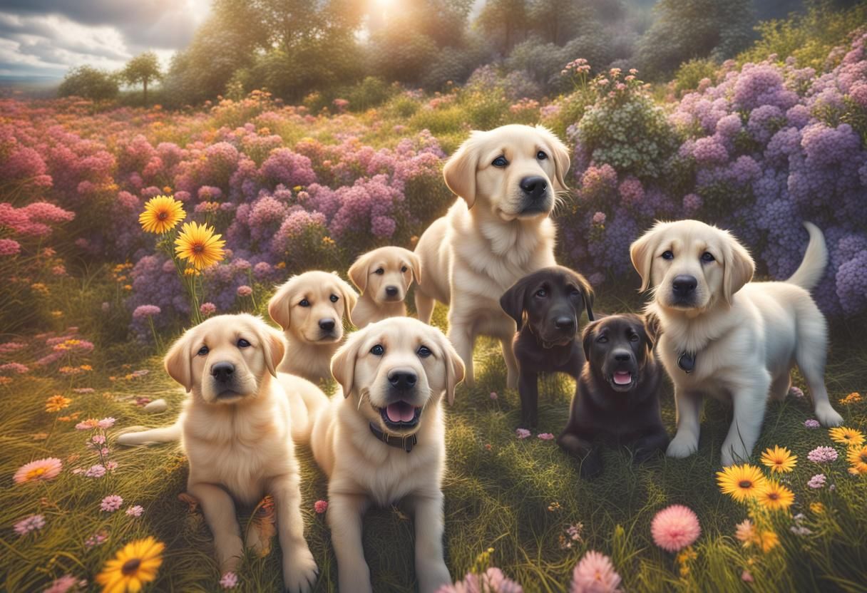 A bunch of Labs