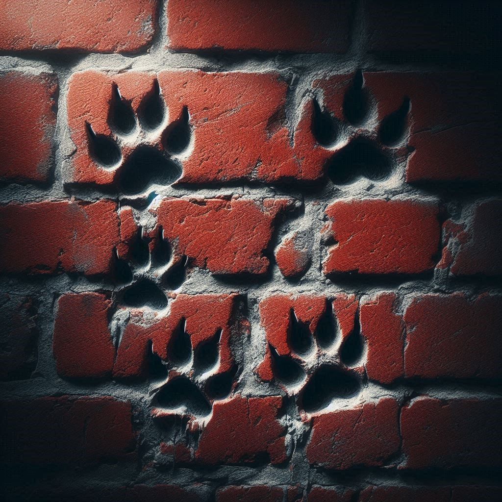 The big cat was here