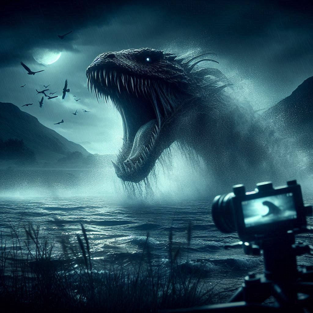 Loch Ness monster caught on camera