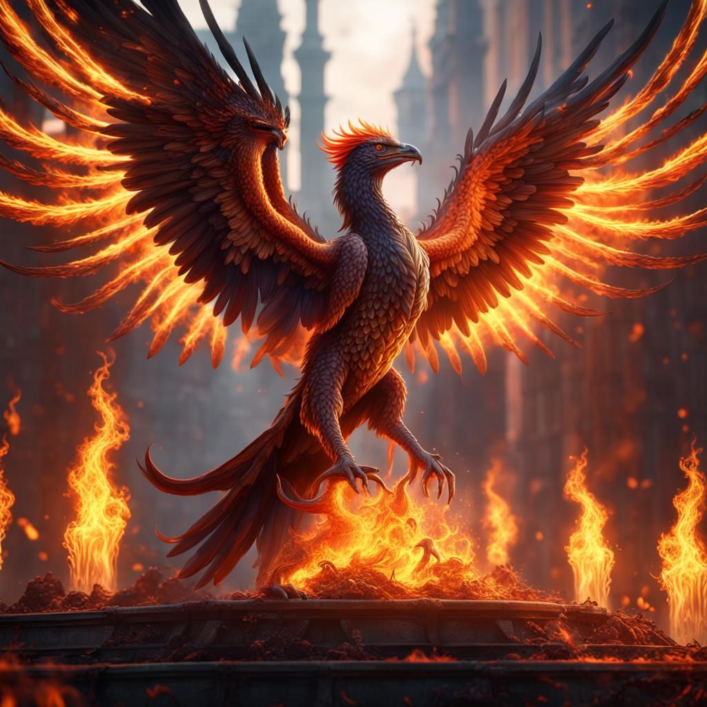 The phoenix  by @LaPauraDellaRealita