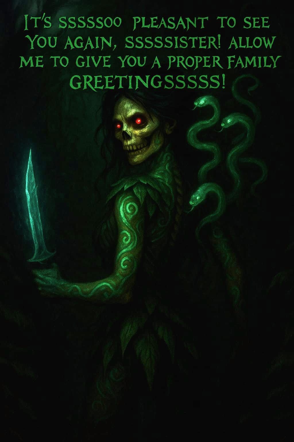 Huntress Green (with dialog)