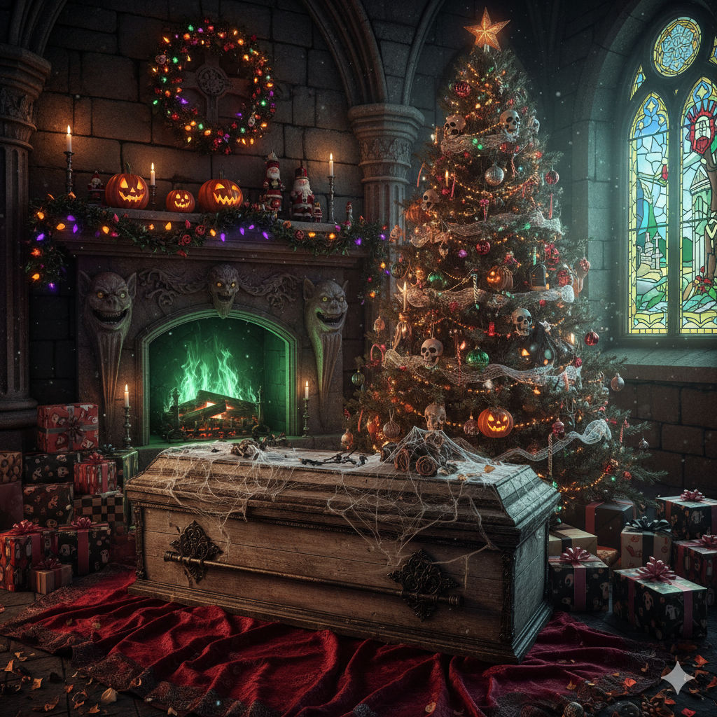 Cryptic Christmas: Coffin by the Tree