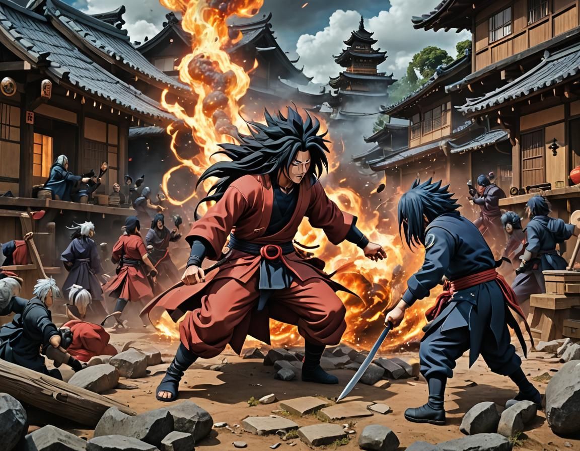 Epic Anime Battle: Madara Uchiha vs Dio Brando