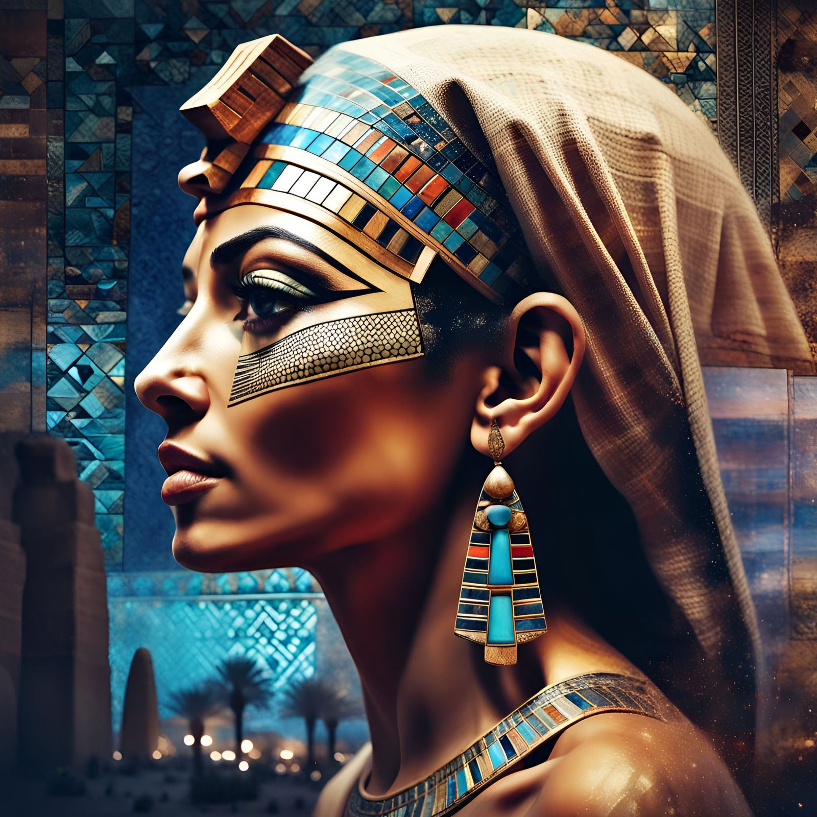 Art Fusion - Egyptian - AI Generated Artwork - NightCafe Creator