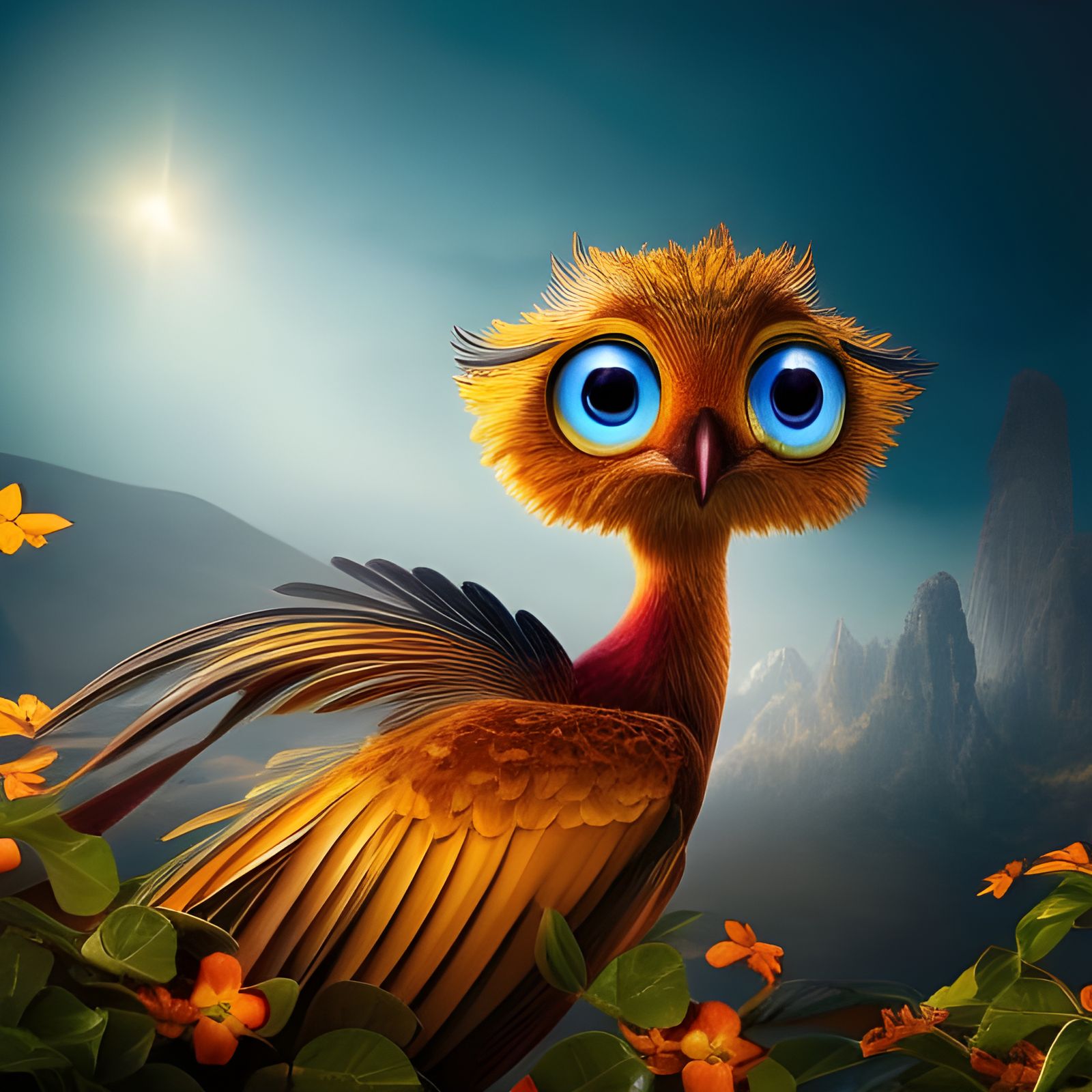 Baby Pheonix Scared