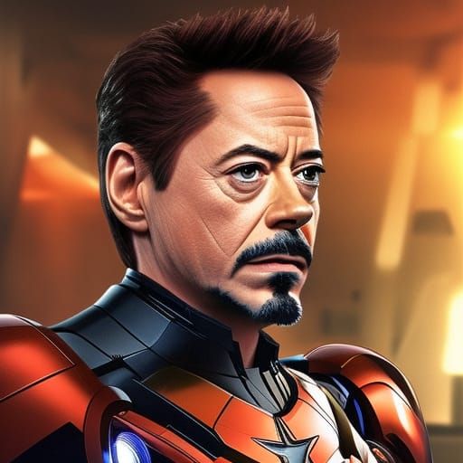 Tony Stark aka Iron Man - AI Generated Artwork - NightCafe Creator