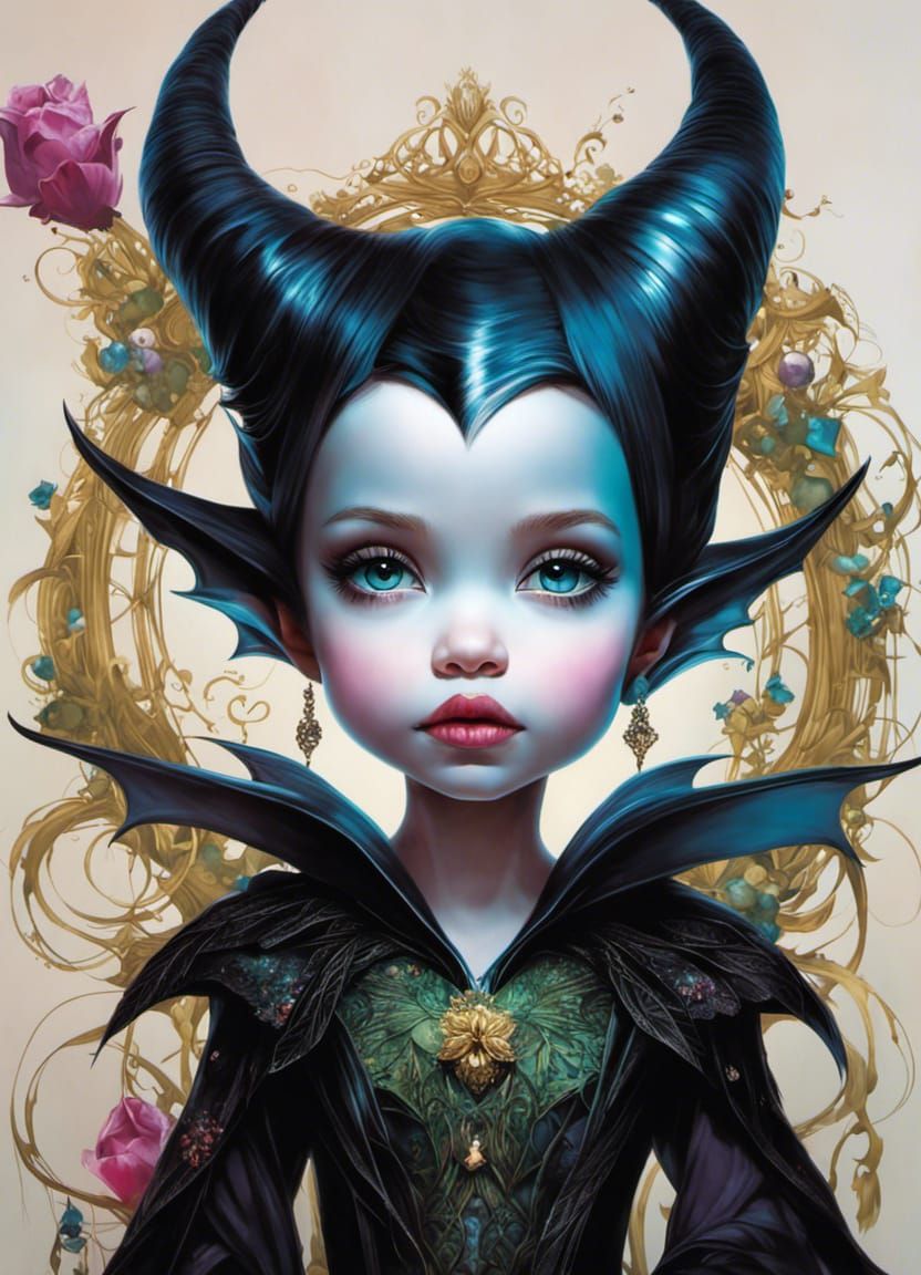 🌀🔮 Baby Maleficent - AI Generated Artwork - NightCafe Creator