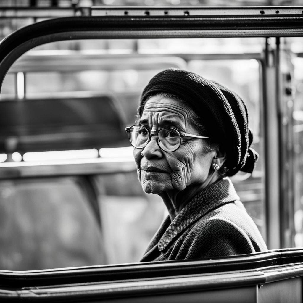 Rosa Park re-riding the bus