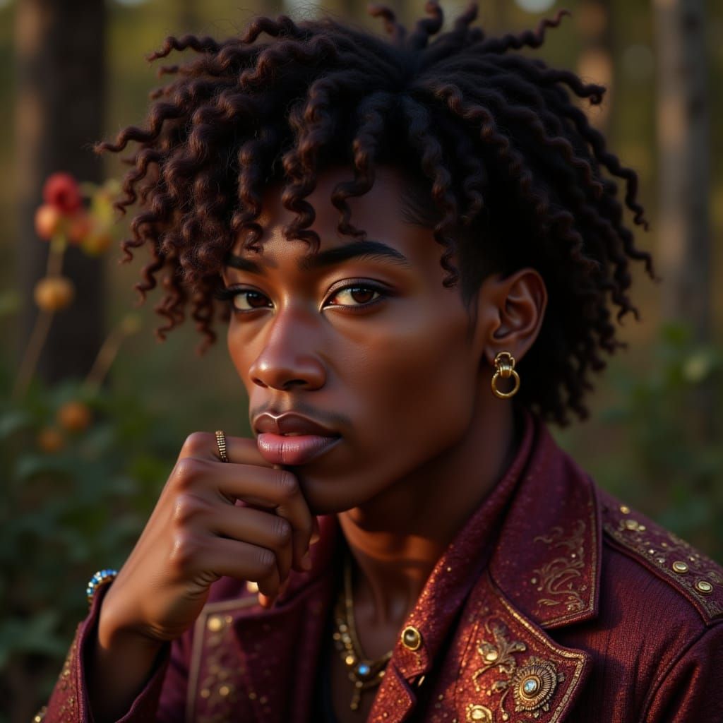 Amiri
Prince of the west winds
Pair with Jun
Merihim
{Prince Of Pestilence}
Male, Soft Butch, Skoliosexual, Finromantic
South African, Mahog...