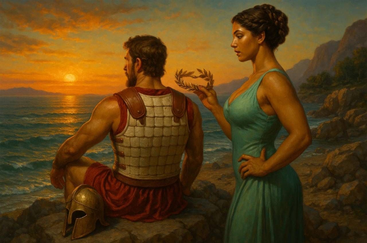 Odysseus and Calypso