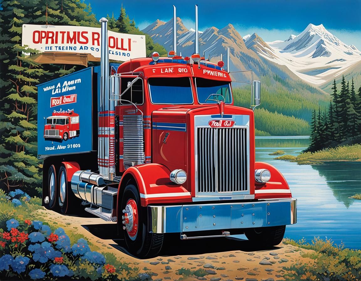 Milkman Drives A Big Rig