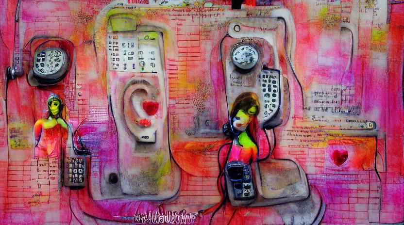 she sits beside the telephone, she hears a heartbeat in the ...
