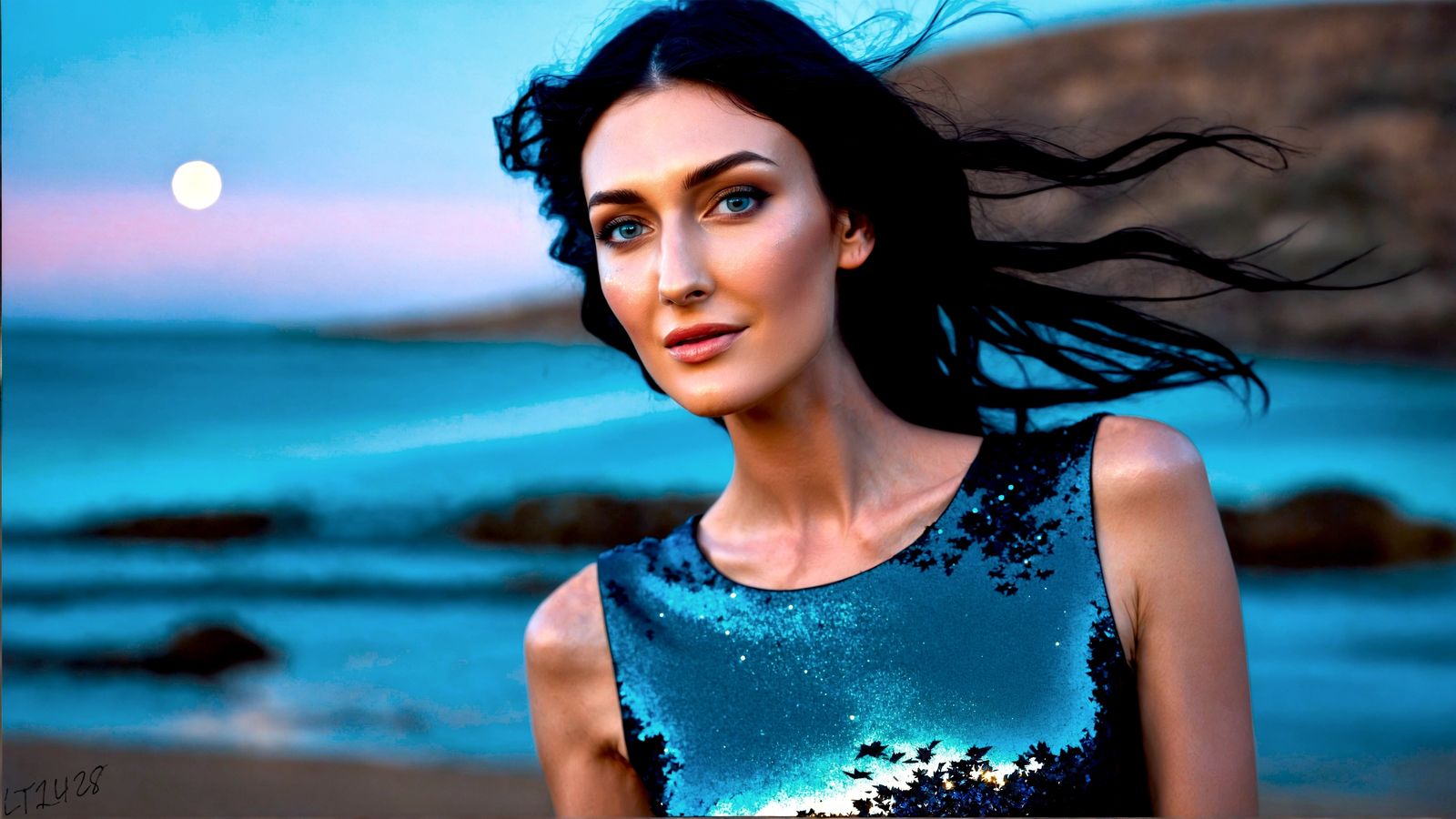 Maxine Kemp - Glitter in the air series.