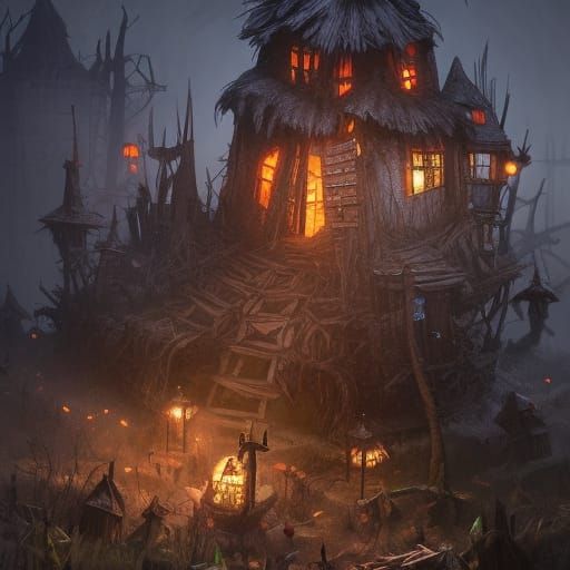 Witch doctor village