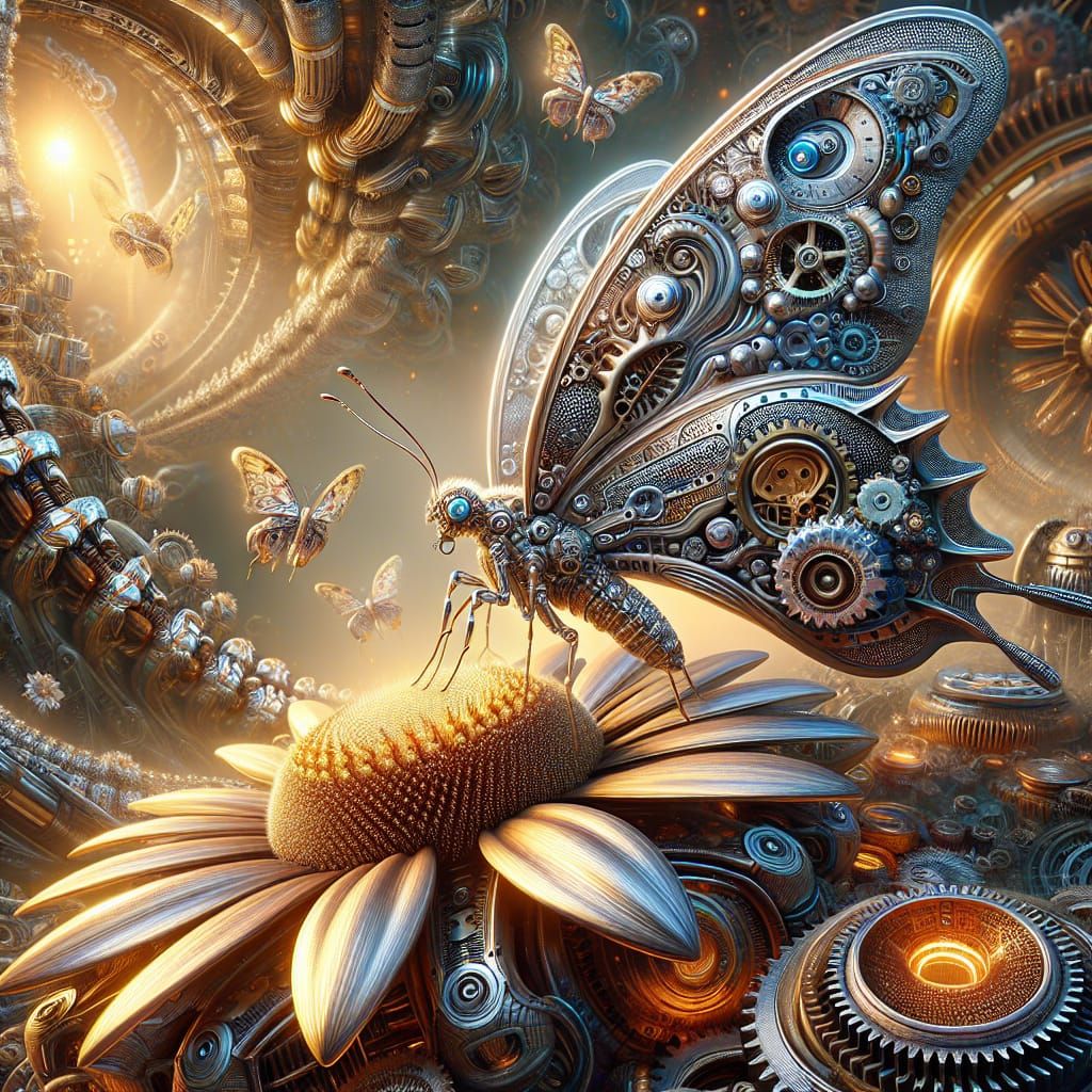 Bio-Mech Butterfly  by @MsJak2u