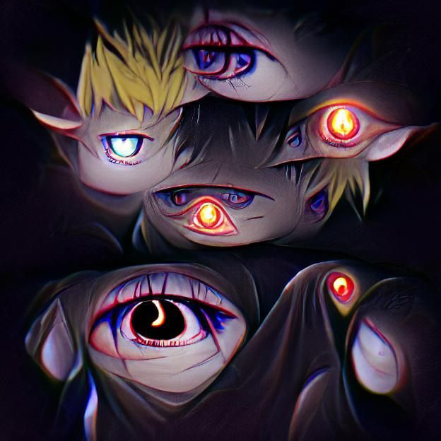 The Darkness Behind Their Eyes AI Generated Artwork NightCafe Creator