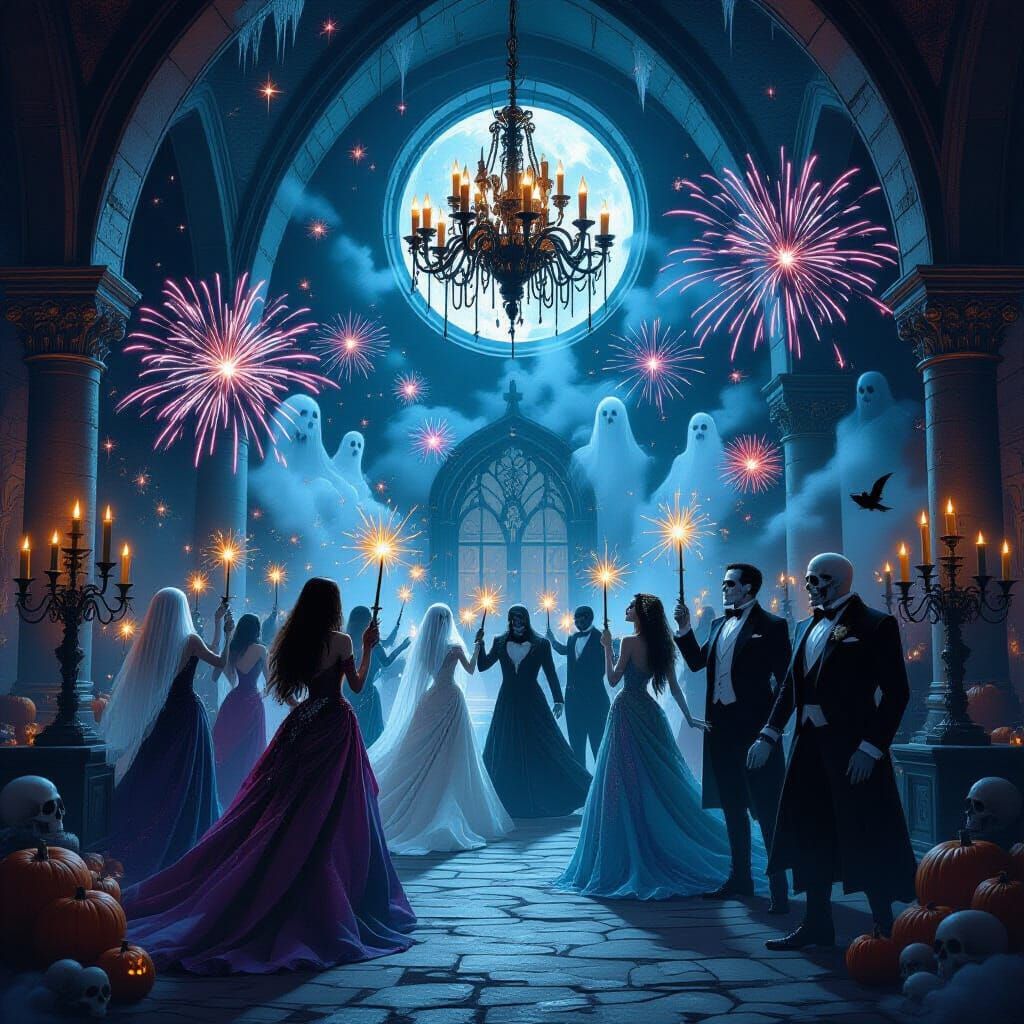 Haunted New Year's Ball: Monsters & Fireworks