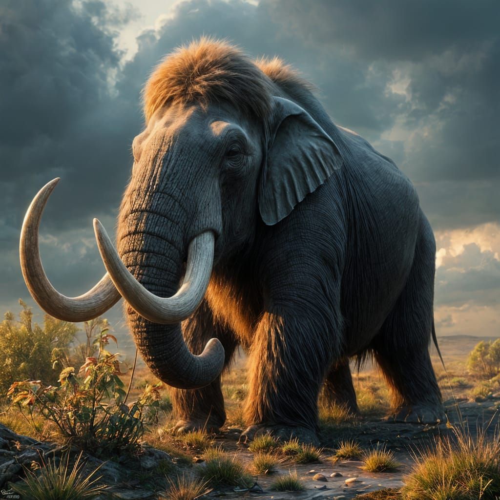 Woolly Mammoth  by @Kayjay97
