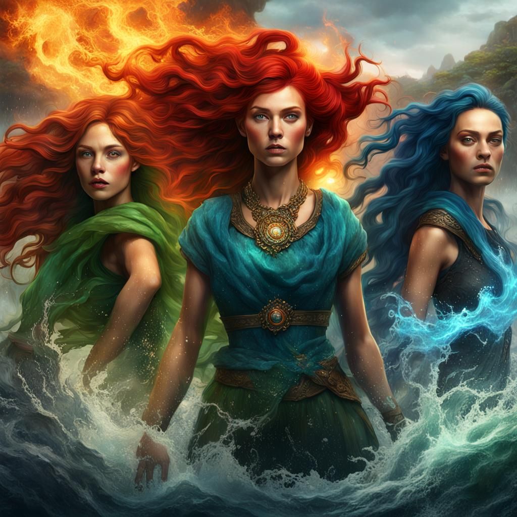 3 women
