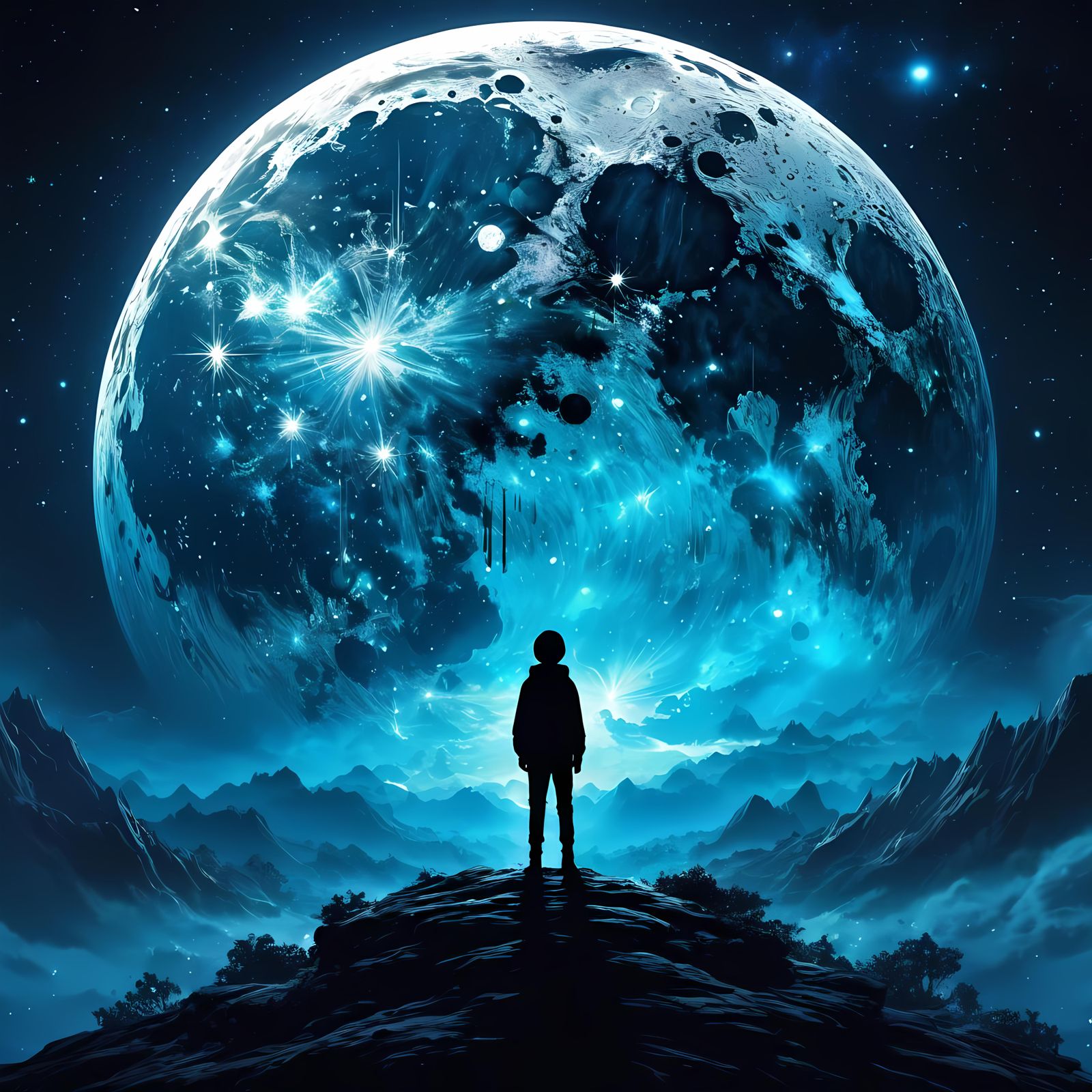 Lunar Dreamscape   by @Artificial Artistry