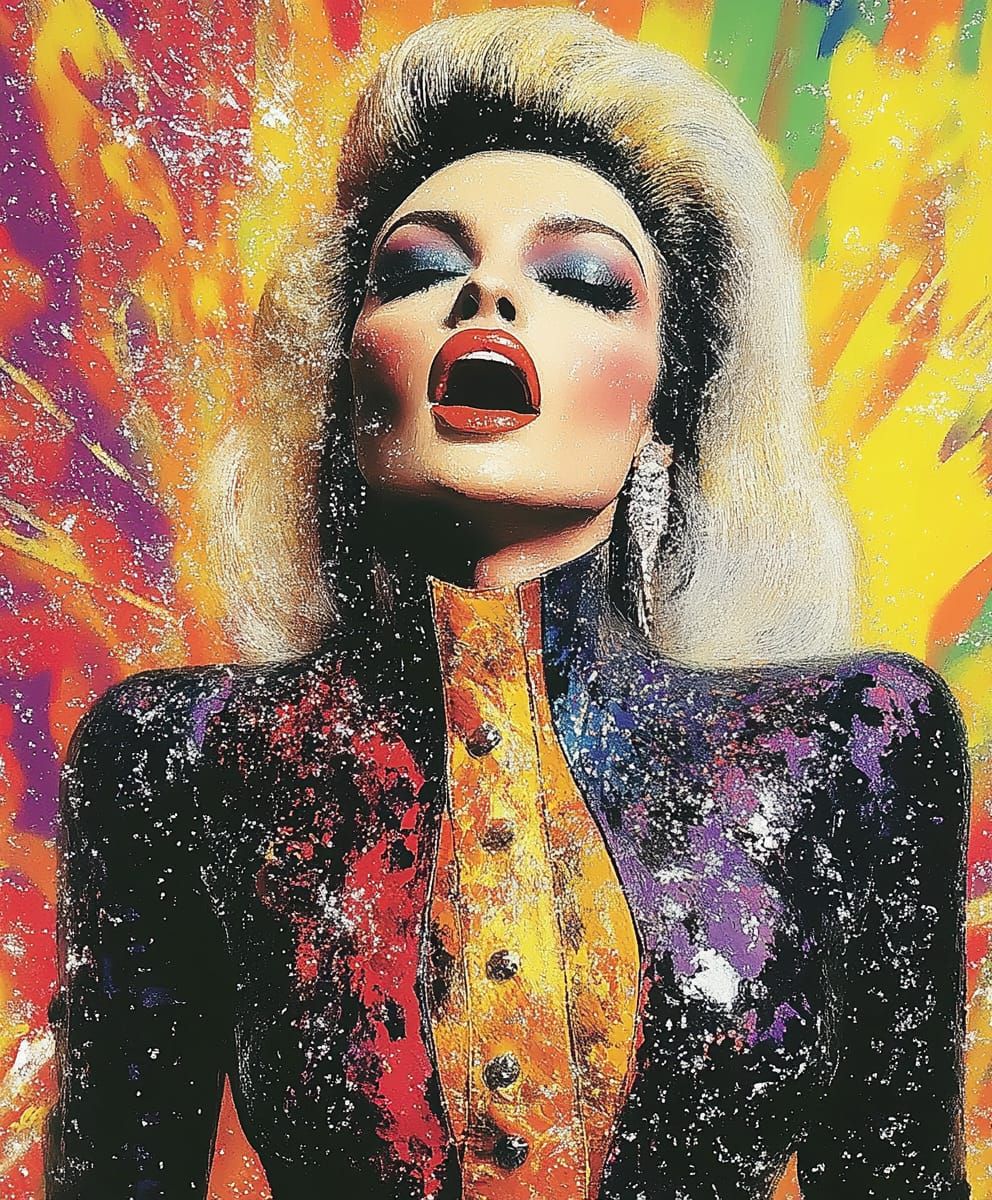 Blond Retro Rockstar