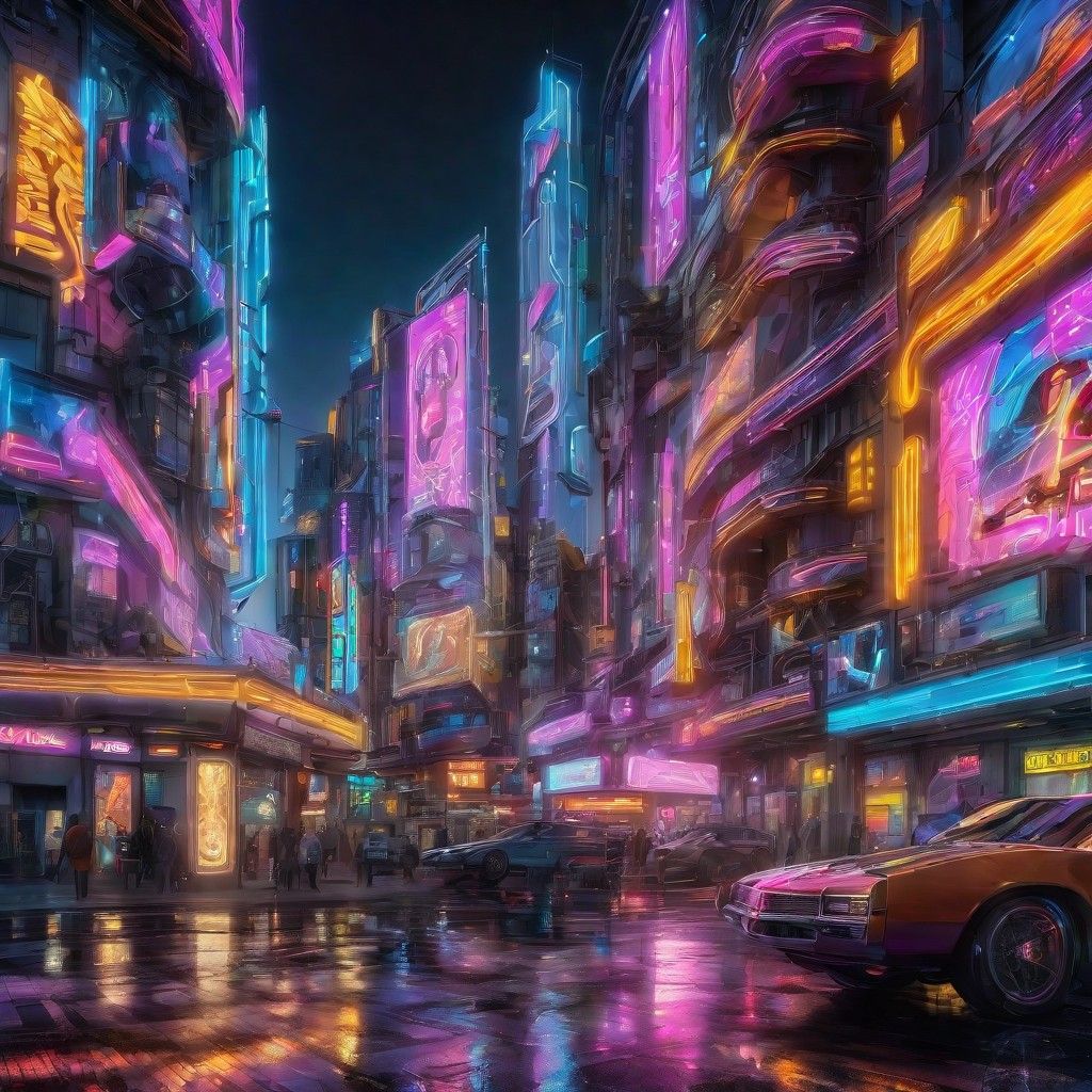 Neon city