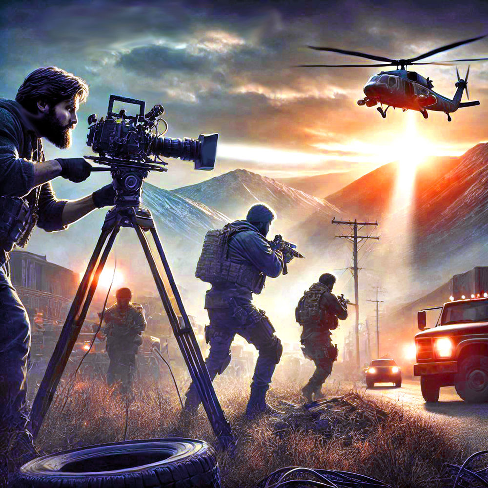 Movie Scene - The War Correspondent