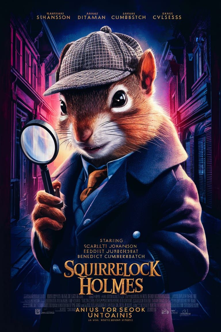 Squirrelock Holmes  by @Shywolf