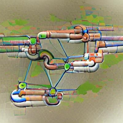 Complicated pipe network