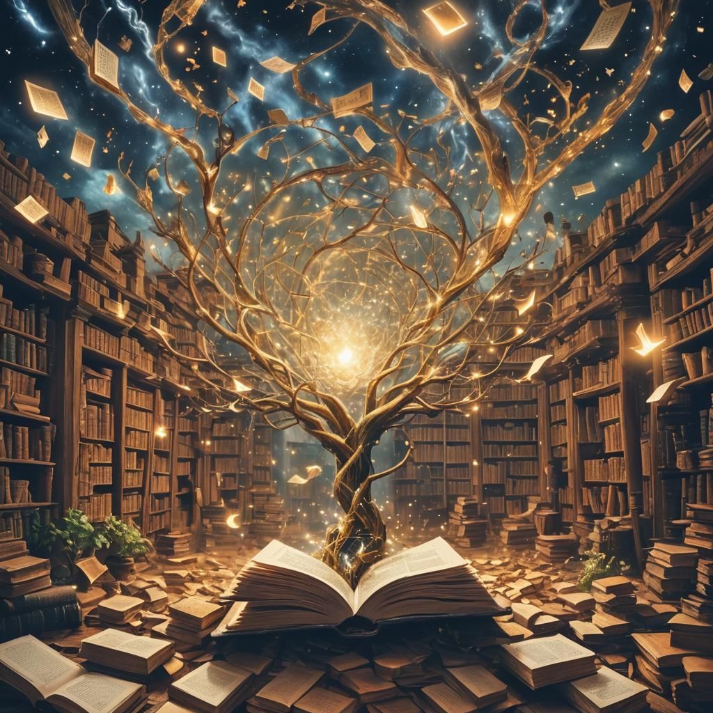 The spiring magic of the book