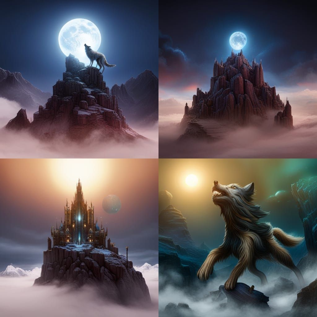 Wolf in the sky