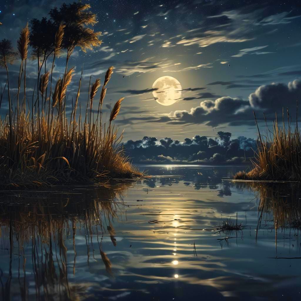 I can hear the bullfrogs and crickets.  by @LostInAmerica