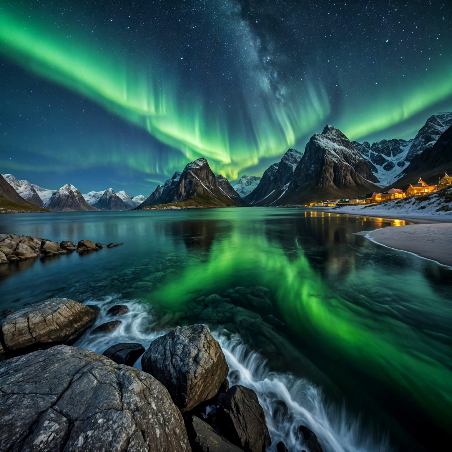 Aurora Borealis  by @Cimmerian