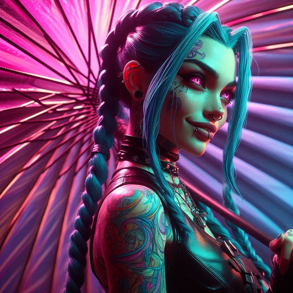 Fashion Model Jinx (realistic)