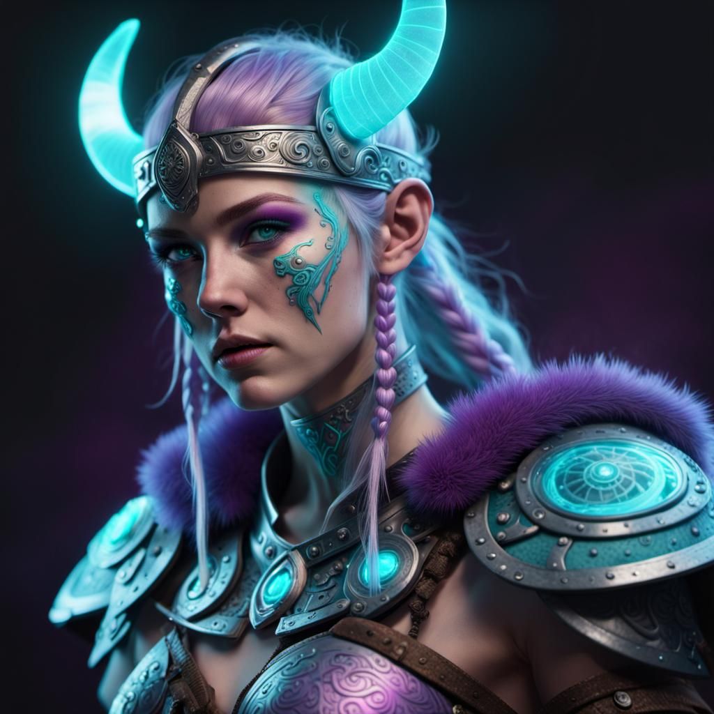 Female viking warrior  by @Fleurie
