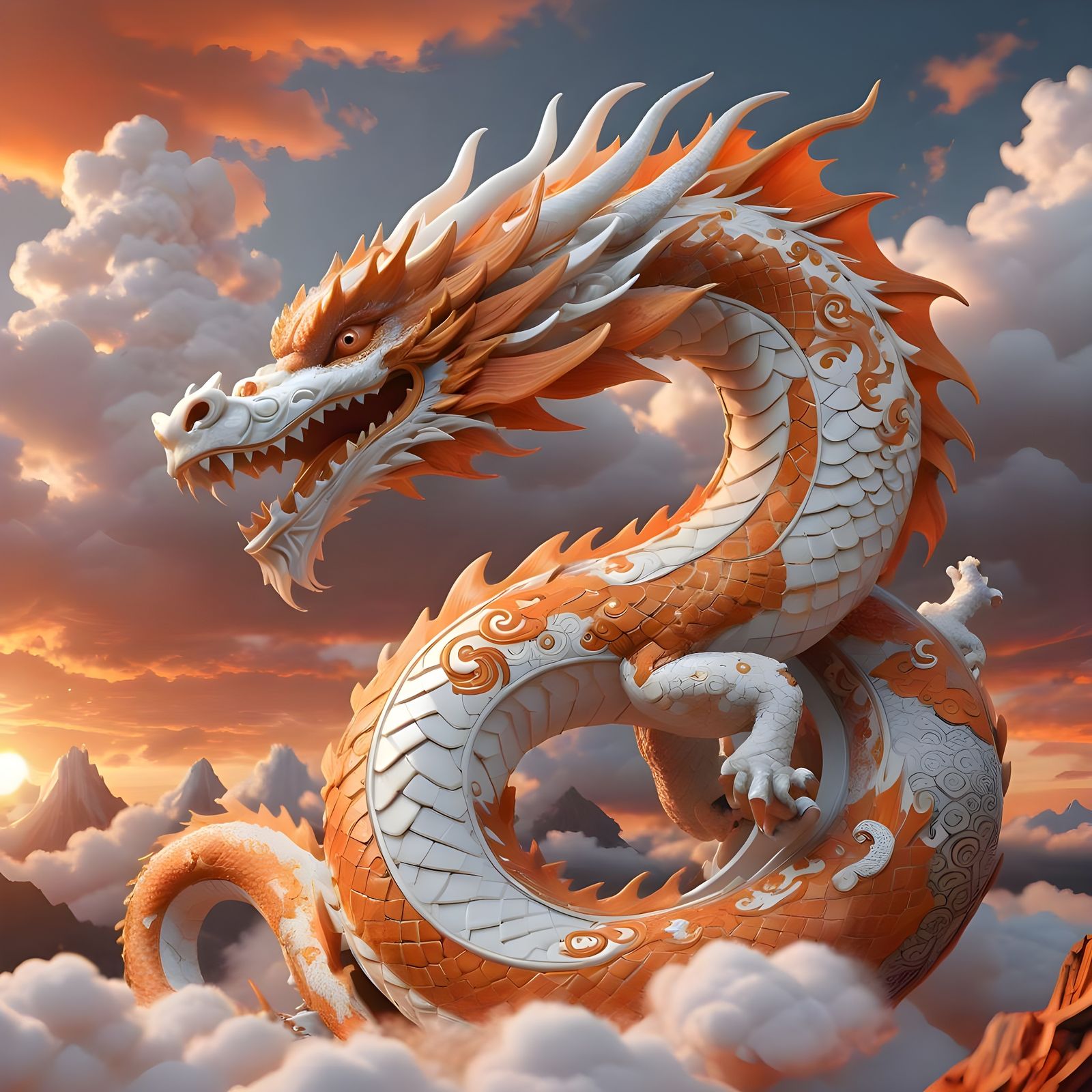 Sun Dragon  by @StonerMechPilot